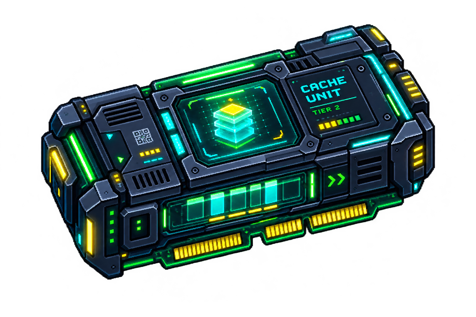 CACHE UNIT pixel-art memory module
